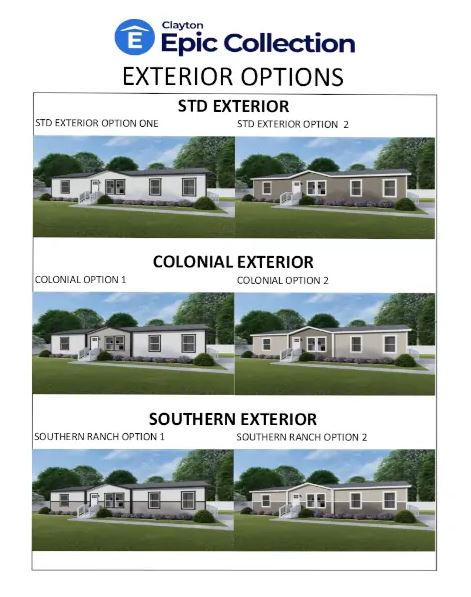 SOUTHERN ENERGY EXTERIOR COLOR OPTIONS